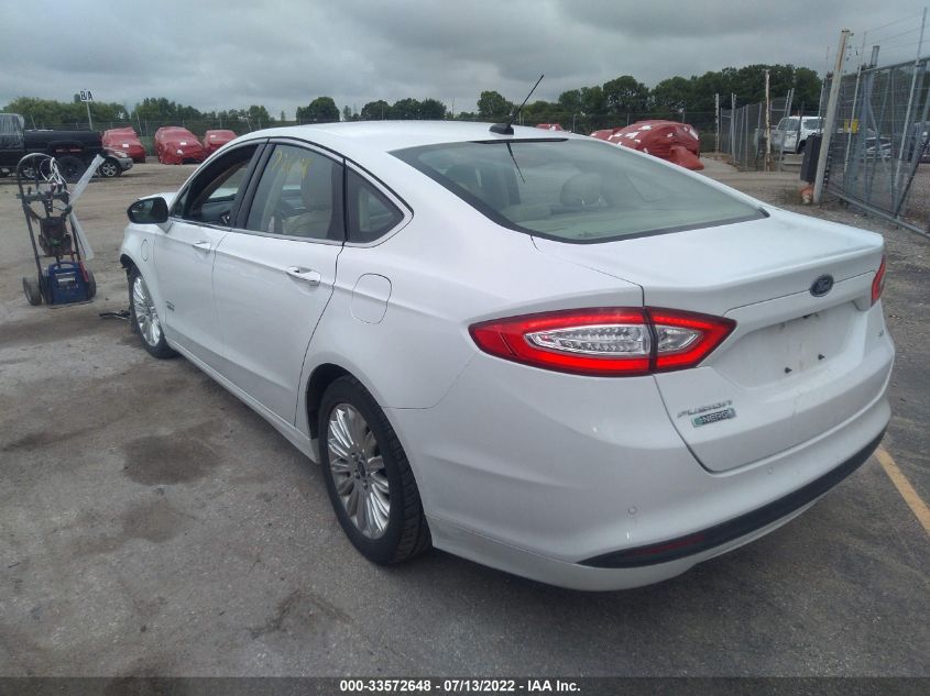 2016 FORD FUSION ENERGI SE LUXURY 3FA6P0PU3GR182775
