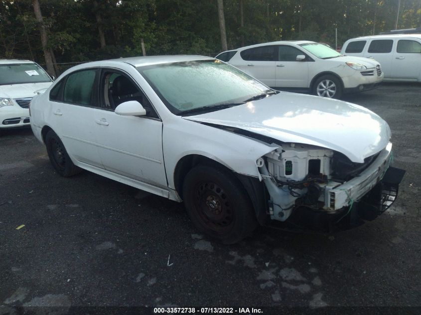 2013 CHEVROLET IMPALA POLICE POLICE 2G1WD5E35D1265157