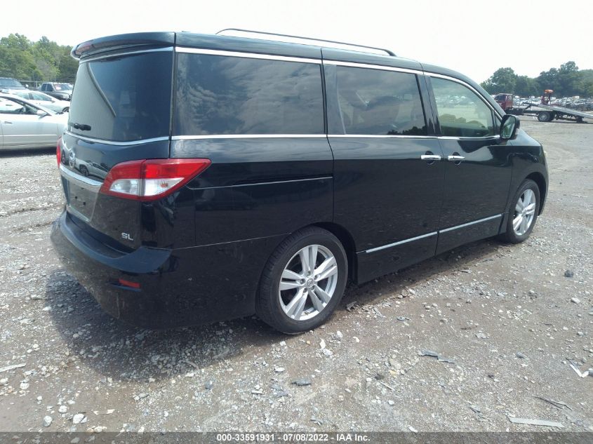 2013 NISSAN QUEST SL JN8AE2KP4D9067055