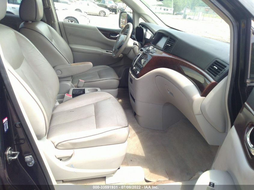 2013 NISSAN QUEST SL JN8AE2KP4D9067055