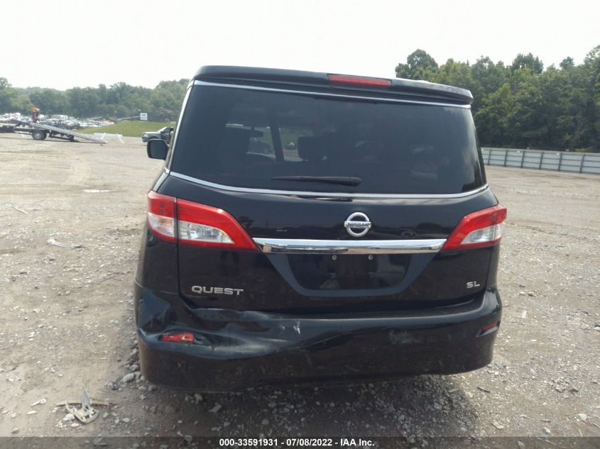 2013 NISSAN QUEST SL JN8AE2KP4D9067055