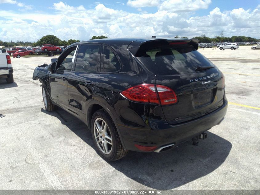 2013 PORSCHE CAYENNE DIESEL WP1AF2A24DLA34539