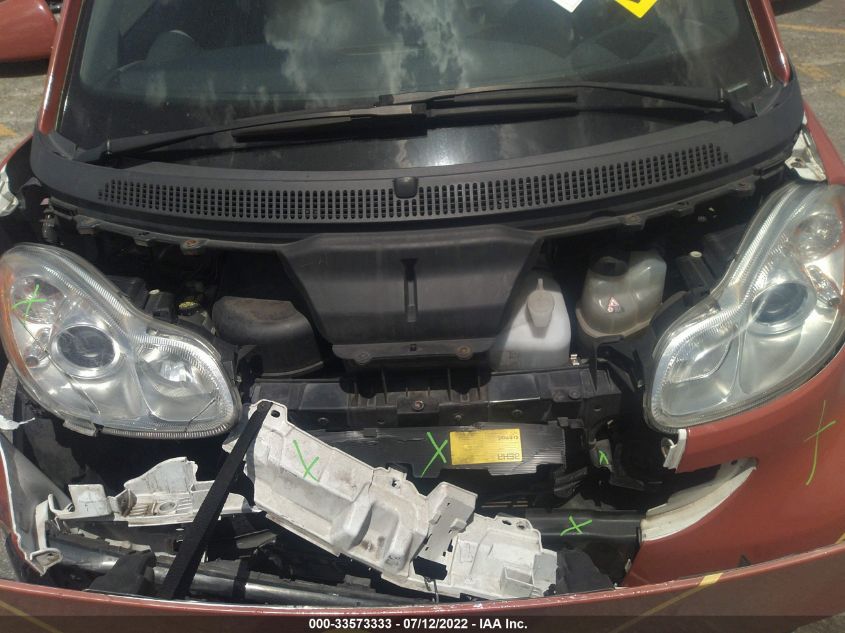 2013 SMART FORTWO PURE/PASSION WMEEJ3BA8DK659286