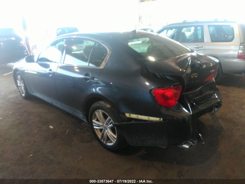 2013 INFINITI G37 SEDAN X JN1CV6AR4DM760979