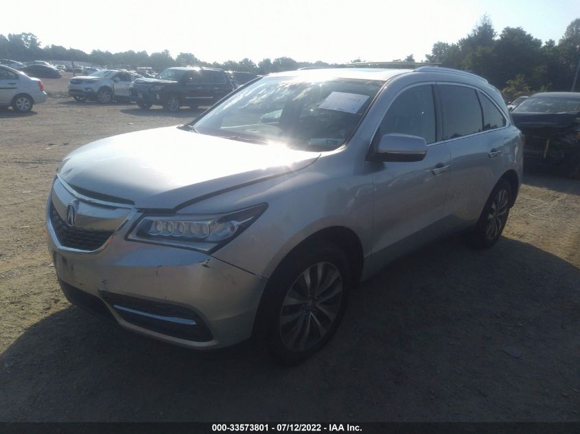 2014 ACURA MDX TECH PKG 5FRYD4H43EB015914