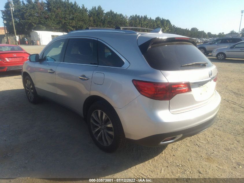 2014 ACURA MDX TECH PKG 5FRYD4H43EB015914