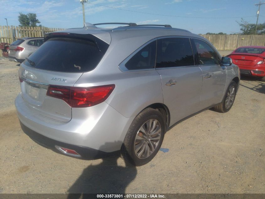 2014 ACURA MDX TECH PKG 5FRYD4H43EB015914