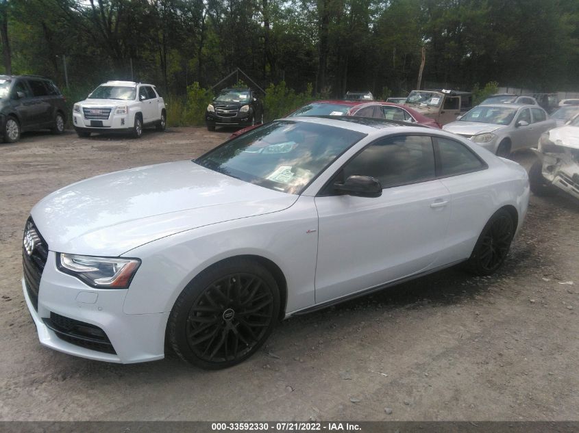 2016 AUDI A5 PREMIUM PLUS WAUM2AFR6GA017037