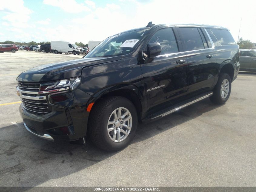 2022 CHEVROLET SUBURBAN LT 1GNSCCKD8NR161644
