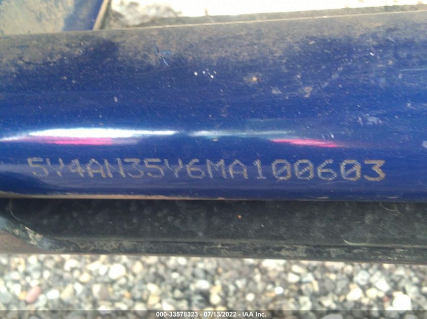 2021 YAMAHA YXZ1000 5Y4AN35Y6MA100603
