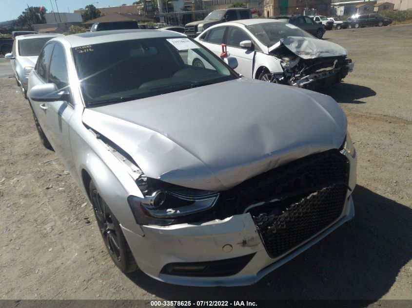 2013 AUDI A4 PREMIUM WAUBFAFL6DN006244