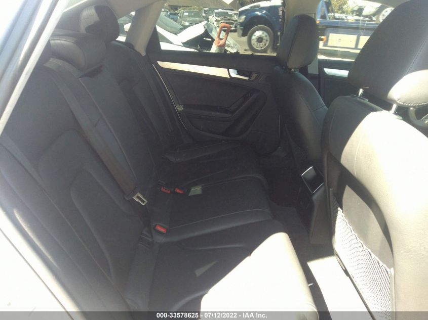 2013 AUDI A4 PREMIUM WAUBFAFL6DN006244