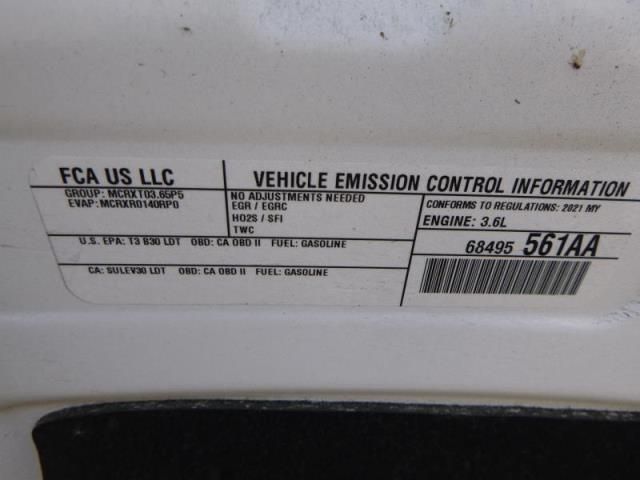 2021 CHRYSLER VOYAGER LXI 2C4RC1DG8MR526111