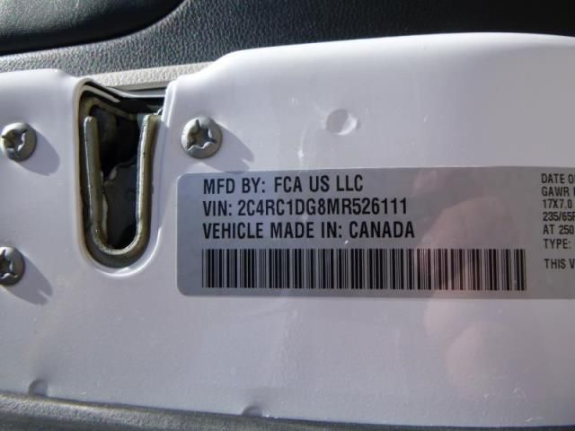 2021 CHRYSLER VOYAGER LXI 2C4RC1DG8MR526111