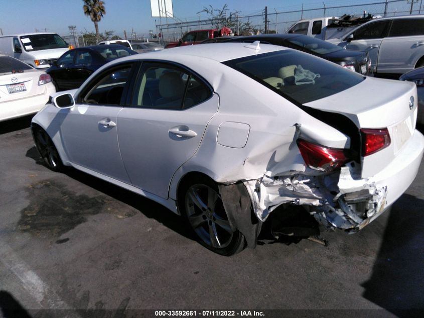 2013 LEXUS IS 250 JTHBF5C26D5187799