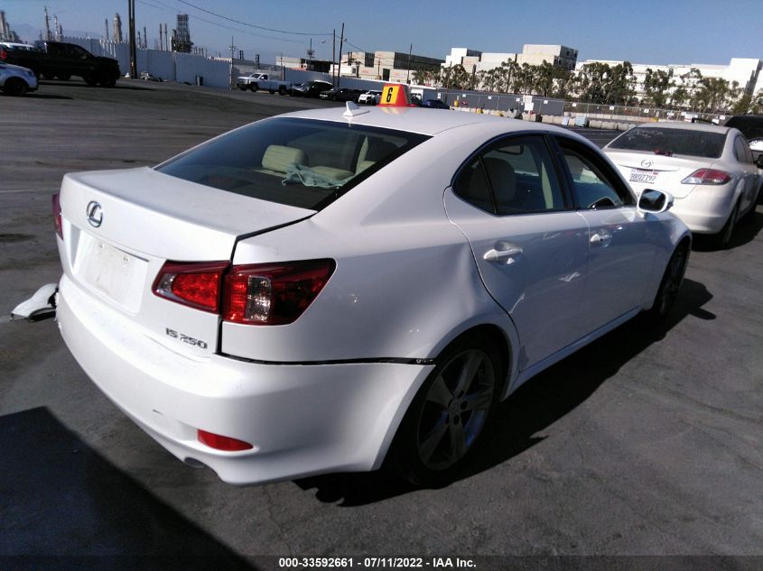 2013 LEXUS IS 250 JTHBF5C26D5187799