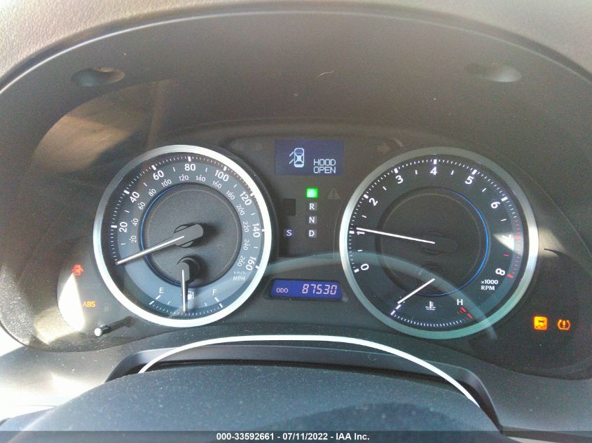 2013 LEXUS IS 250 JTHBF5C26D5187799