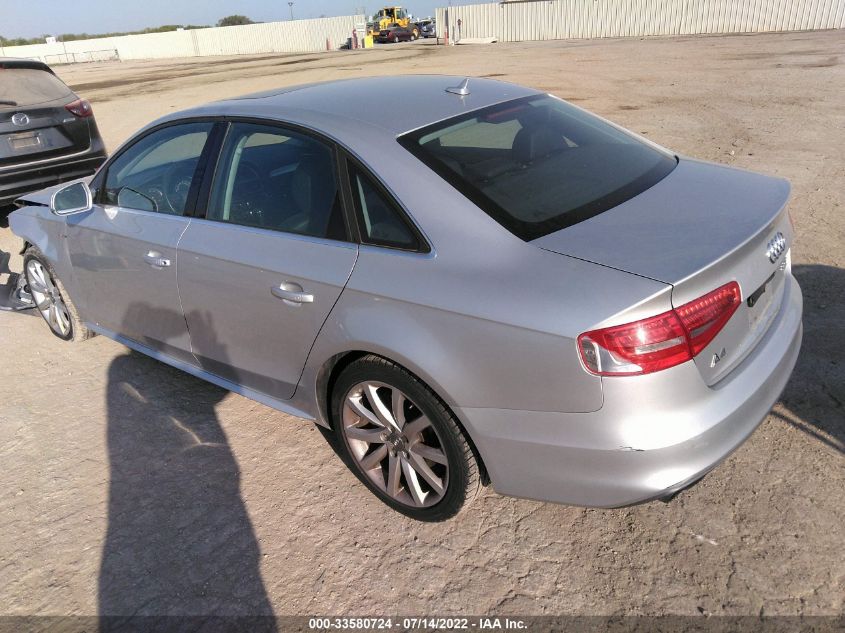 2014 AUDI A4 PREMIUM WAUBFAFL9EN009995