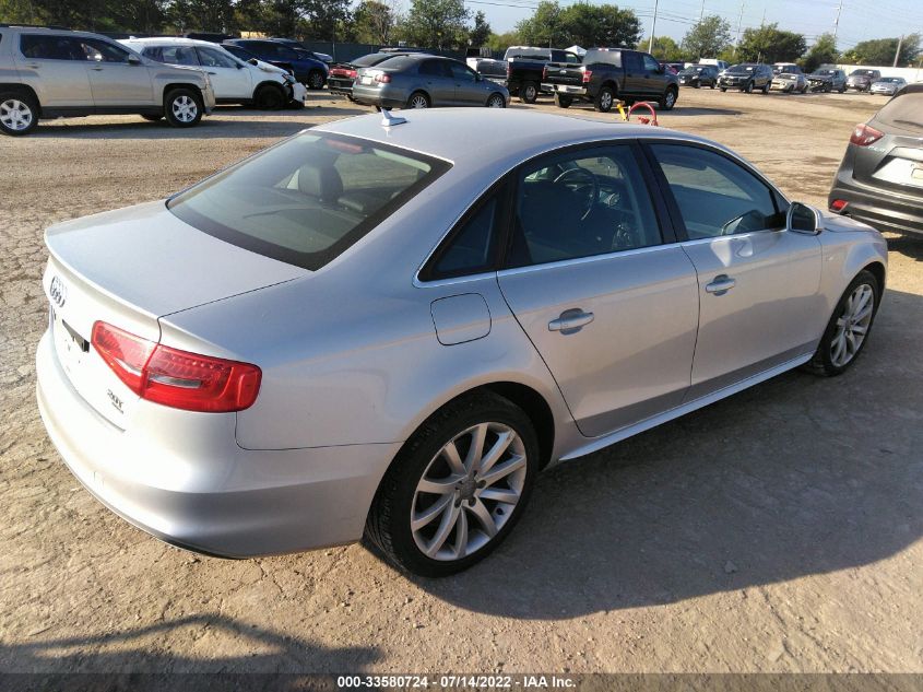 2014 AUDI A4 PREMIUM WAUBFAFL9EN009995