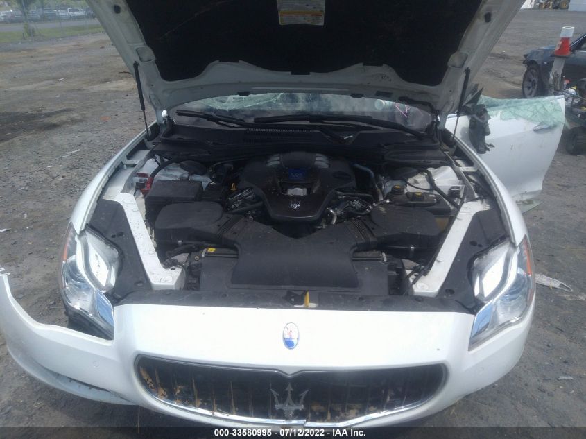 2014 MASERATI QUATTROPORTE S ZAM56RRA8E1095005