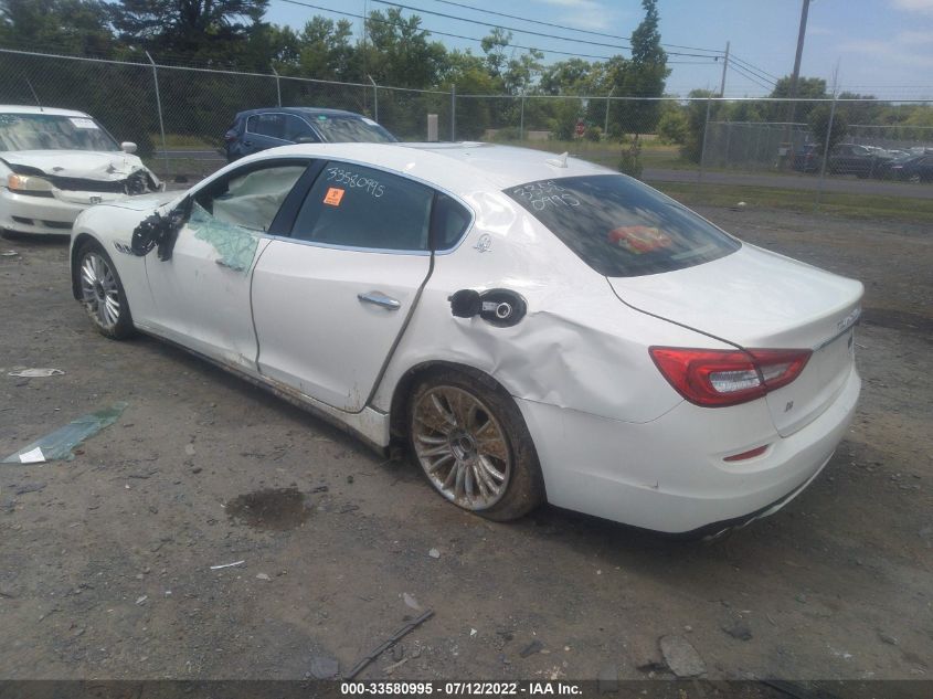 2014 MASERATI QUATTROPORTE S ZAM56RRA8E1095005