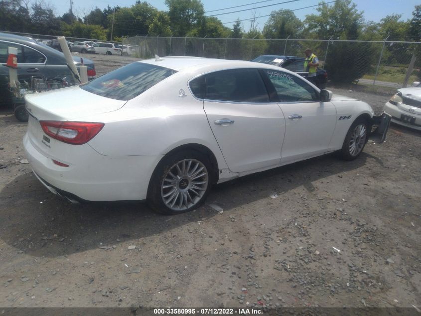 2014 MASERATI QUATTROPORTE S ZAM56RRA8E1095005