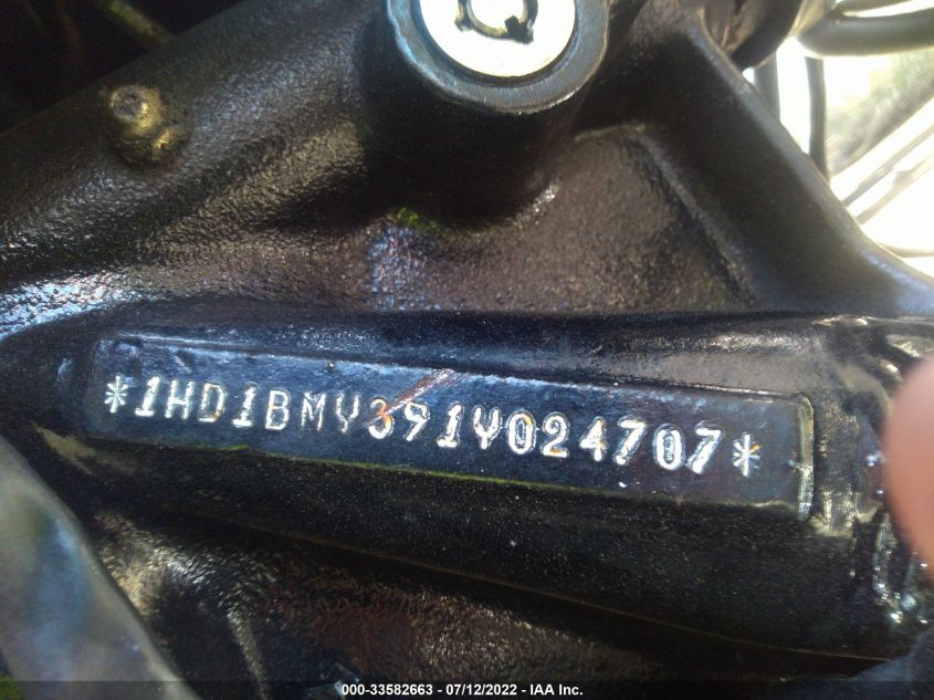 2001 HARLEY-DAVIDSON FLSTF 1HD1BMY391Y024707