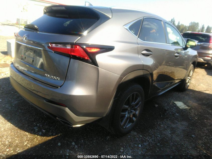 2015 LEXUS NX 200T 200T JTJBARBZ6F2042057