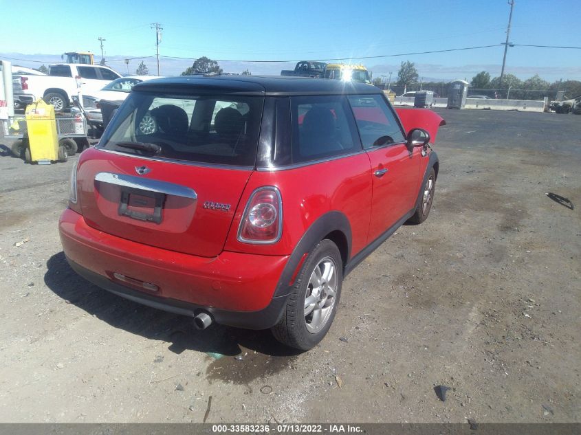 2013 MINI COOPER HARDTOP WMWSU3C54DT679133