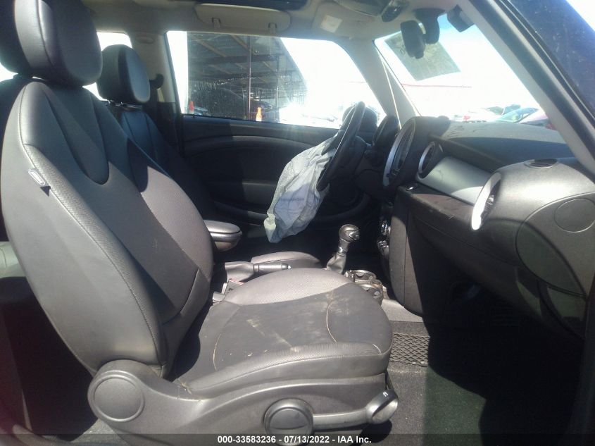 2013 MINI COOPER HARDTOP WMWSU3C54DT679133
