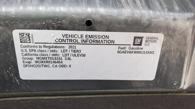 2021 BUICK ENCLAVE ESSENCE 5GAEVAKW8MJ143441