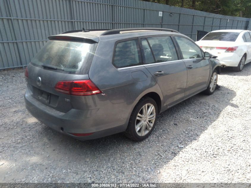 2015 VOLKSWAGEN GOLF SPORTWAGEN TDI SE 3VWCA7AU4FM506521