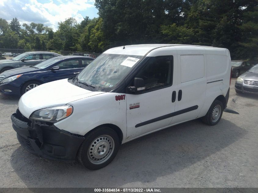 2015 RAM PROMASTER CITY CARGO VAN TRADESMAN ZFBERFAT2F6978807