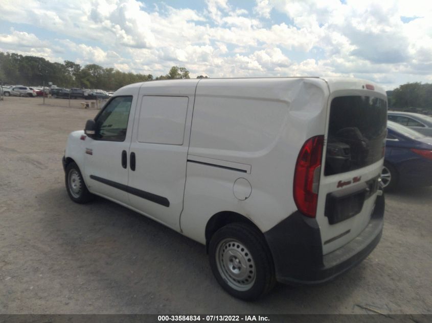 2015 RAM PROMASTER CITY CARGO VAN TRADESMAN ZFBERFAT2F6978807