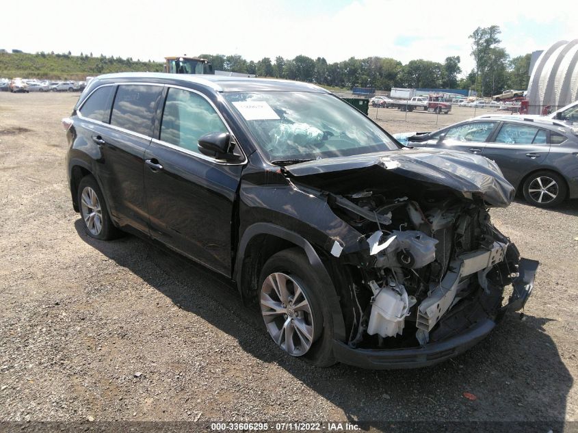 2014 TOYOTA HIGHLANDER XLE 5TDJKRFH6ES005174
