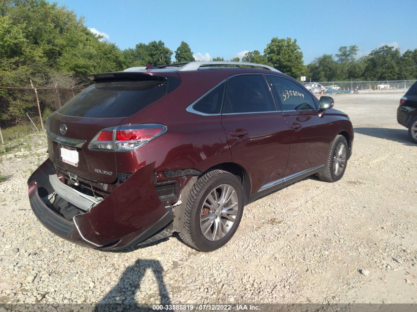 2013 LEXUS RX 350 350/BASE/F SPORT 2T2BK1BA1DC213836