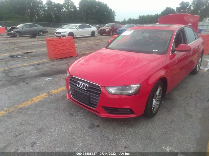 2013 AUDI A4 PREMIUM WAUBFAFLXDA173357