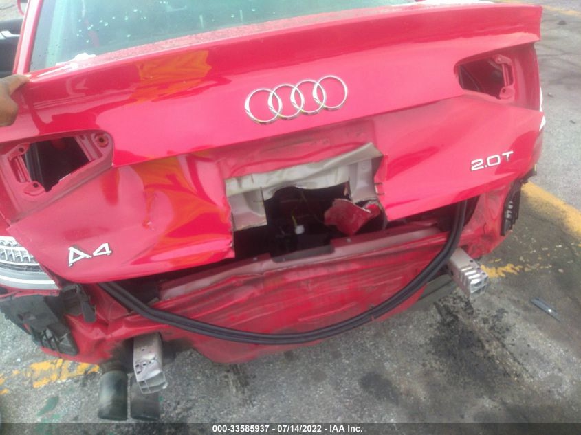 2013 AUDI A4 PREMIUM WAUBFAFLXDA173357