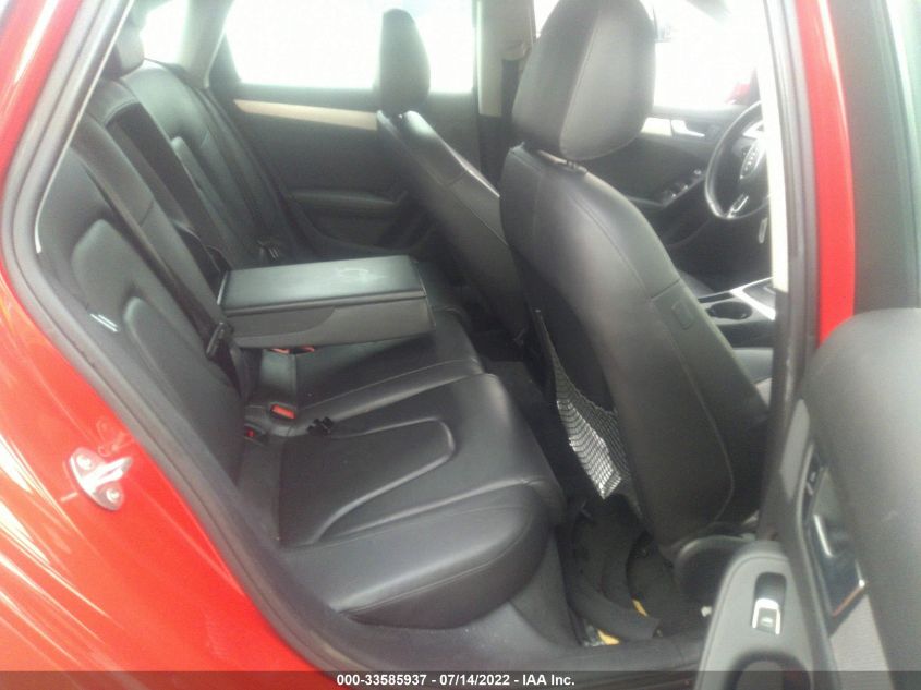 2013 AUDI A4 PREMIUM WAUBFAFLXDA173357