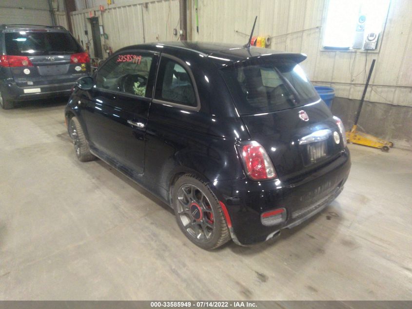 2013 FIAT 500 SPORT CATTIVA 3C3CFFBR6DT744595