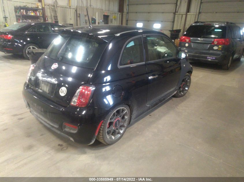 2013 FIAT 500 SPORT CATTIVA 3C3CFFBR6DT744595