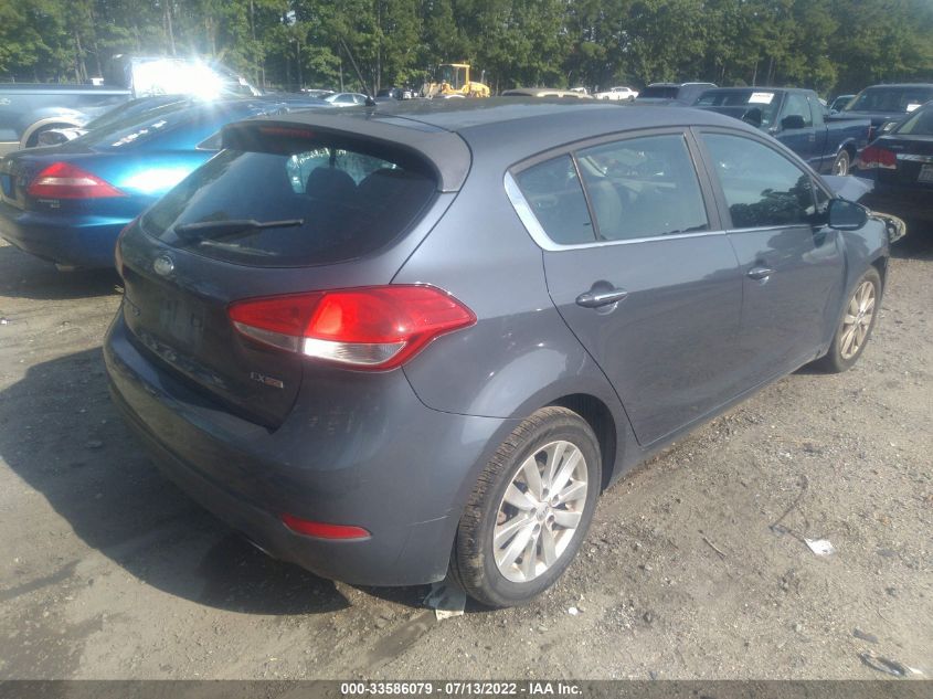 2014 KIA FORTE 5-DOOR EX KNAFX5A88E5171495