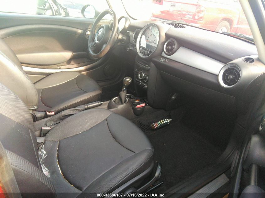 2013 MINI COOPER HARDTOP WMWSU3C54DT690276