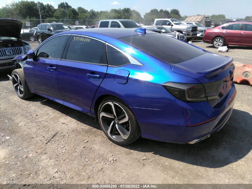 2019 HONDA ACCORD SPORT 1HGCV2E37KA029670