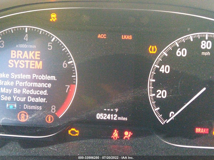 2019 HONDA ACCORD SPORT 1HGCV2E37KA029670