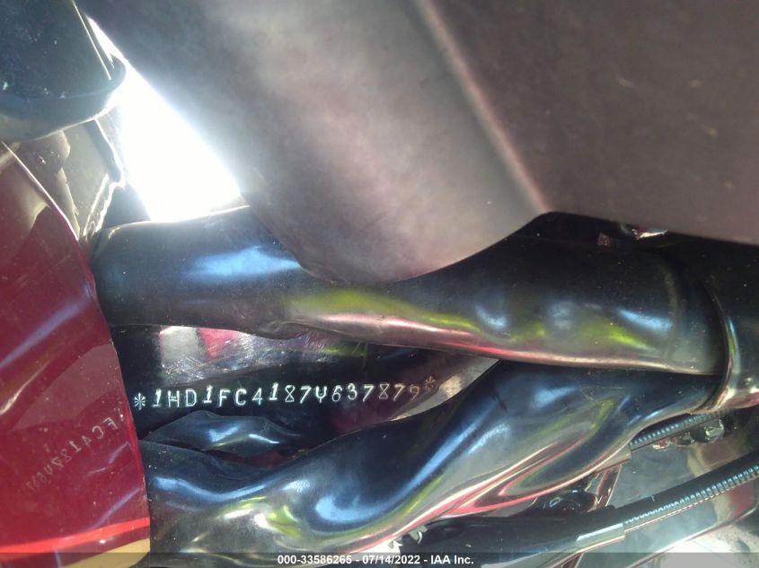 2007 HARLEY-DAVIDSON FLHTCUI 1HD1FC4187Y637879