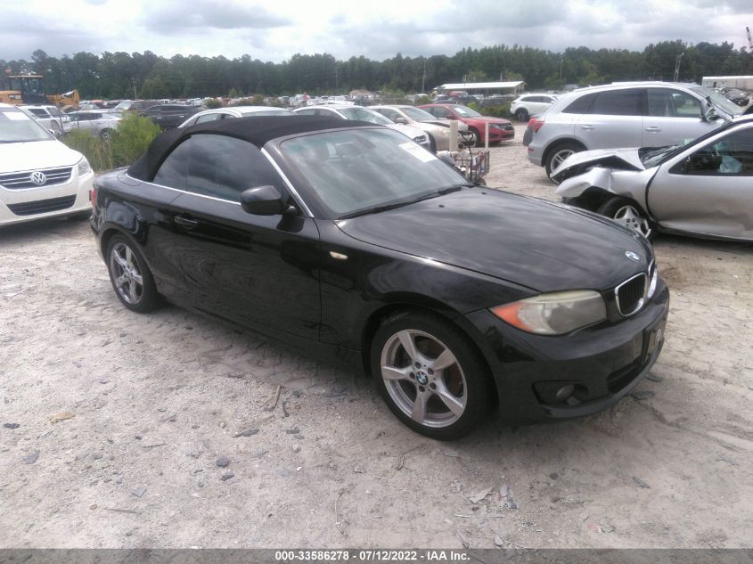 2013 BMW 1 SERIES 128I WBAUN1C51DVR00816