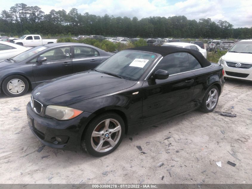 2013 BMW 1 SERIES 128I WBAUN1C51DVR00816