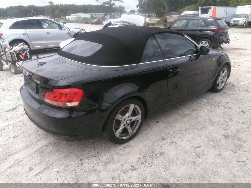 2013 BMW 1 SERIES 128I WBAUN1C51DVR00816