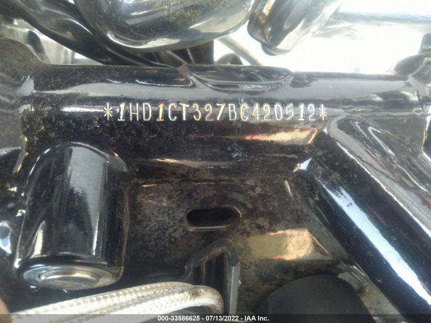 2011 HARLEY-DAVIDSON XLH1200 C 1HD1CT327BC420512